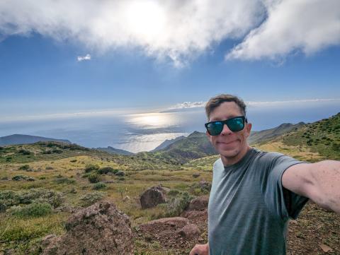 The western coast of Tenerife