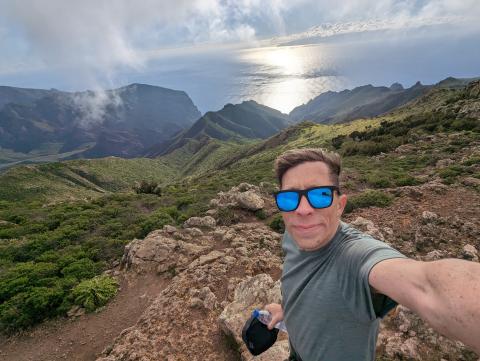 Near the top of Mount Baracán