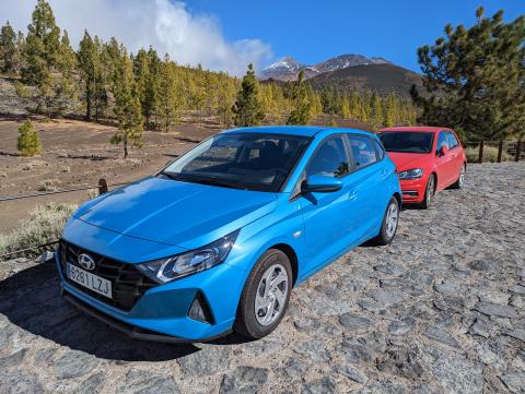 My rental with El Teide in the distance