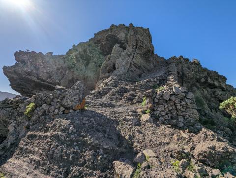 More elaborate rock stairways