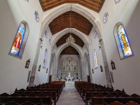 Church in the village of Vallehermoso