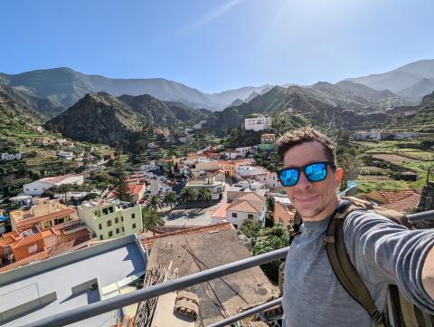 The village of Vallehermoso