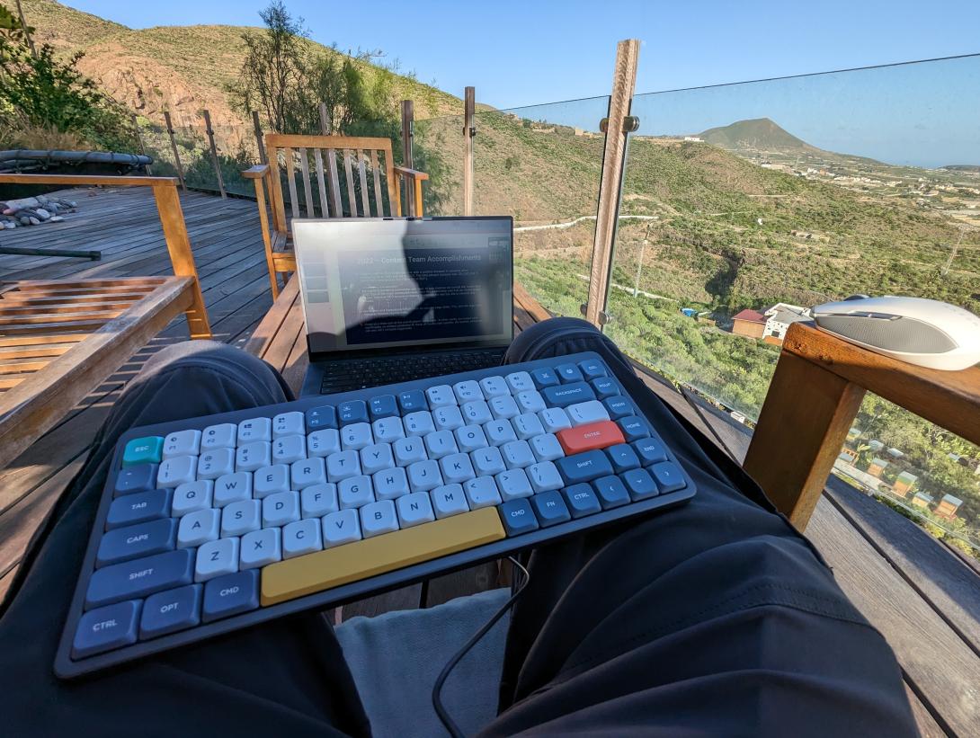 My second workday on the Grand Tour in San Miguel de Abona, Tenerife.