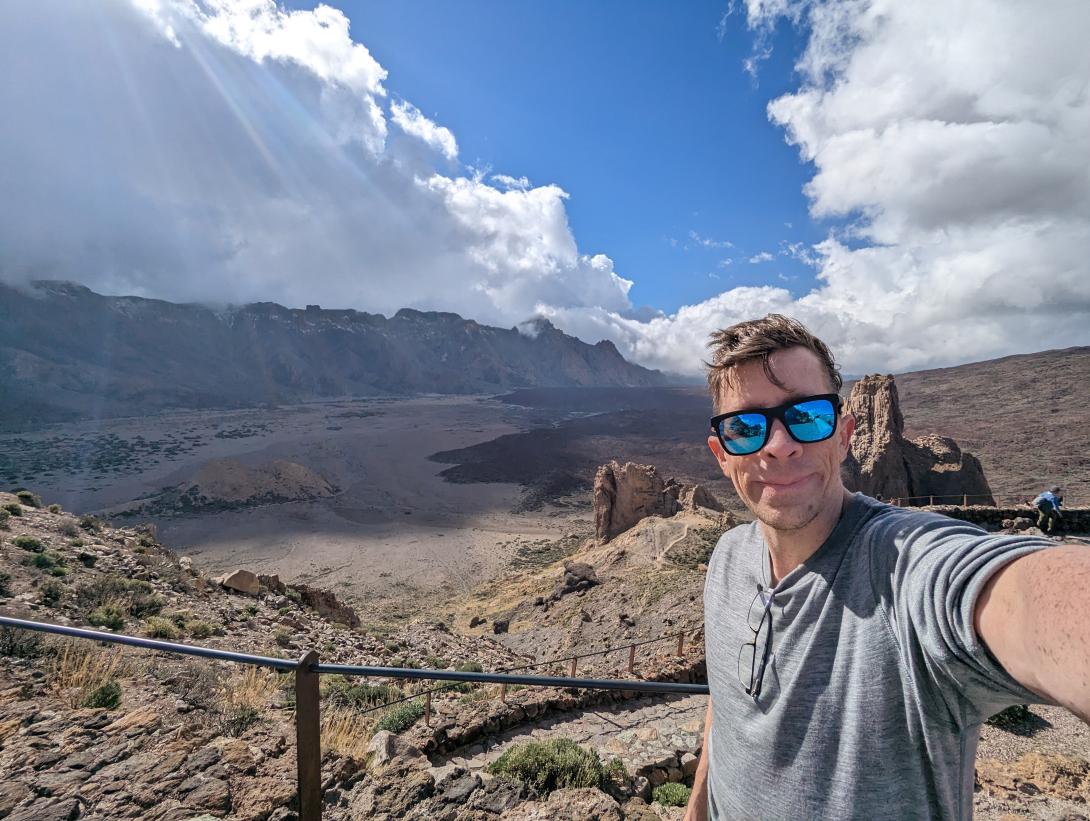 Starting the Roques de García hike