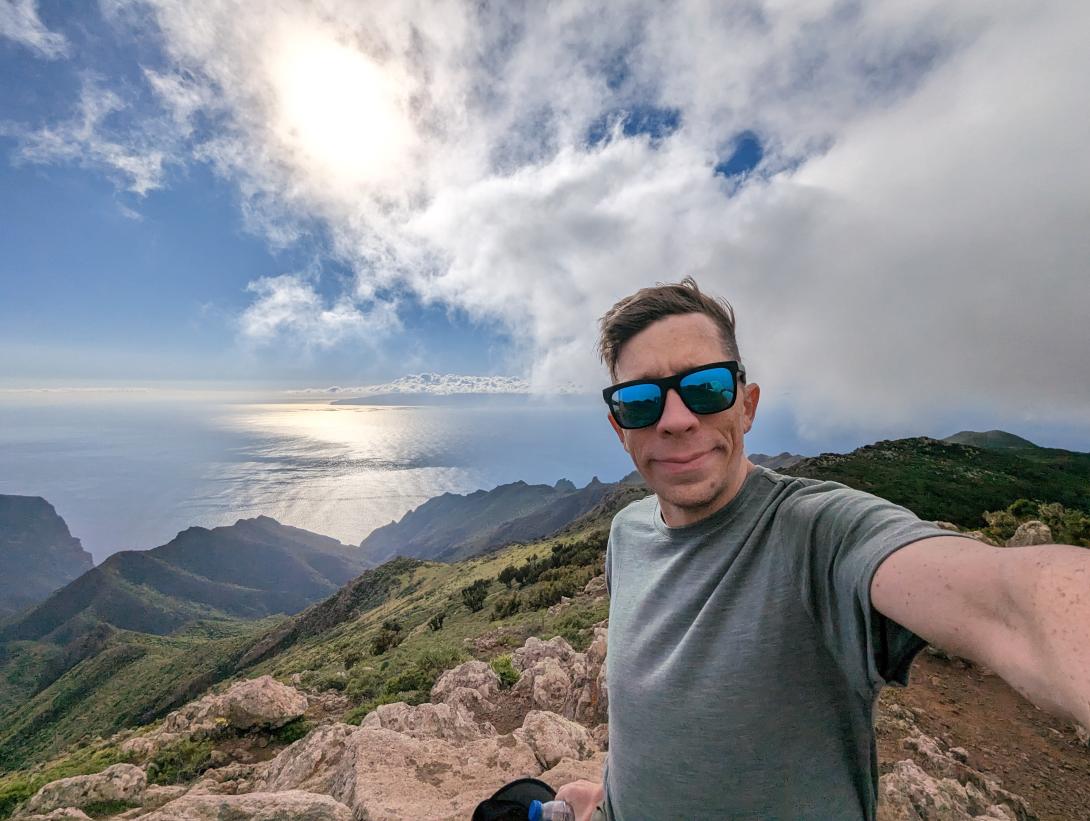 At the top of Mount Baracán