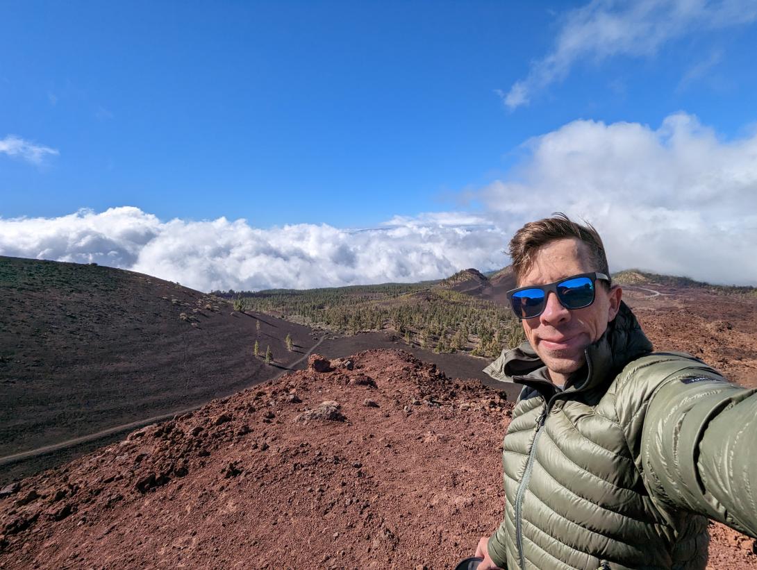 Beautiful view of Mount Sámara and the surrounding area